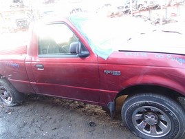 2000 Ford Ranger XLT Burgundy Standard Cab 2.5L AT #F22118